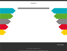 Tablet Screenshot of mafis.it